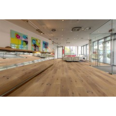 Troslojni parket Imperium King rustikalni pod HRAST bijeli pijesak vošten 15 mm