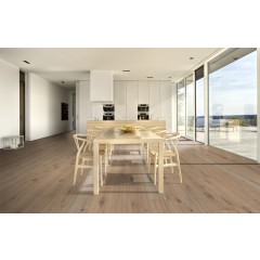 Troslojni parketi Smaland HRAST Möre Country, rustikalni pod sivo laneno uljena 15 mm