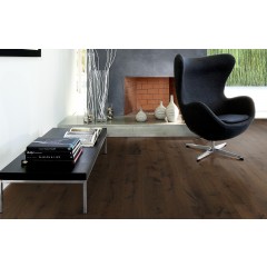 Troslojni parketi Smaland HRAST Tveta Country, rustikalni pod tamno smeđe uljen piljeno 15 mm