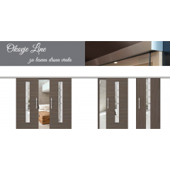 Klizna vrata ispred zida LINE