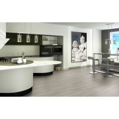 PVC pod HRAST SILBER